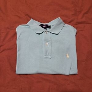 Polo Sport Ralph Lauren Light Blue Polo Shirt Women's Large